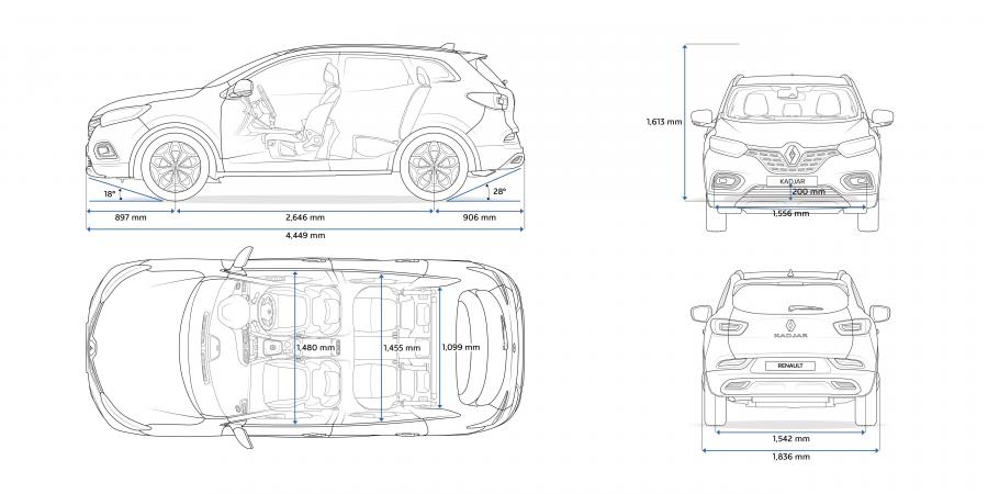Схема Renault Kadjar 2018 года  (WW) (фото 31 из 69)